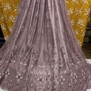 SC24 Dusty Rose and sequence work Cutdana Fabrics