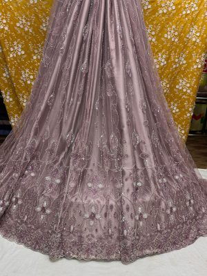 SC24 Dusty Rose and sequence work Cutdana Fabrics