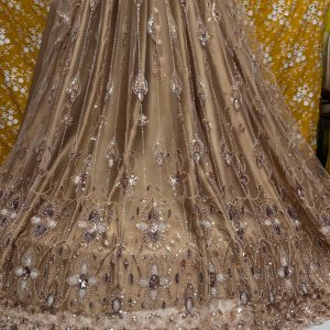 SC28 Brown and sequence work Cutdana Fabrics