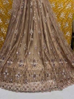 SC28 Brown and sequence work Cutdana Fabrics