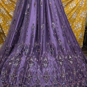 SC29 Brown and sequence work Cutdana Fabrics